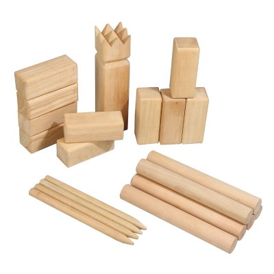 Hot Selling Family Funny Wooden Kubb Game