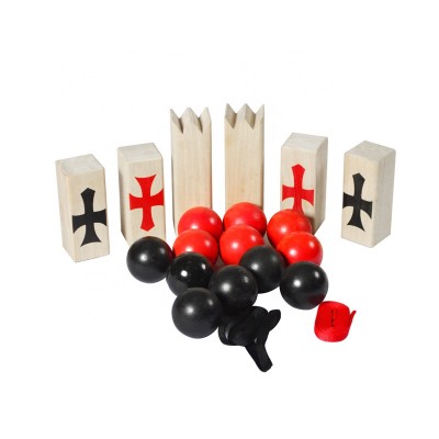 Wholesale Family Funny Wooden Kubb Game Set